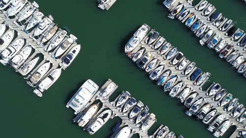 High angle view of keys