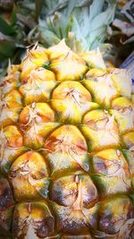 High angle view of fruits for sale in market