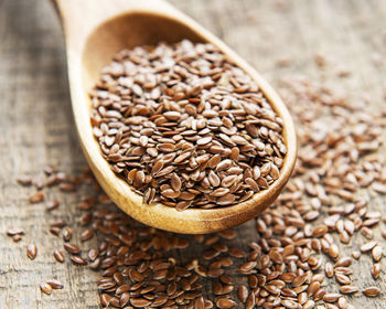 Close-up of roasted coffee beans