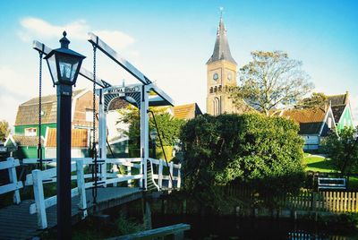 Low angle view of church against sky