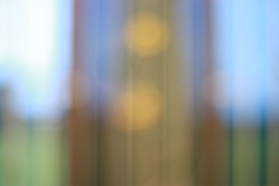 Defocused image of window