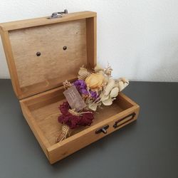 High angle view of potted plant on table at home