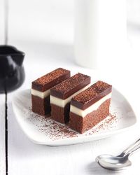 Close-up of cake on table