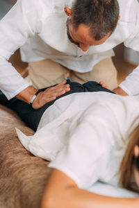 Shiatsu treatment for sciatica pain