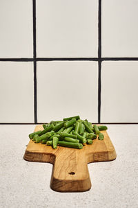 Close-up of vegetables on cutting board