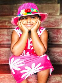 Portrait of a smiling girl