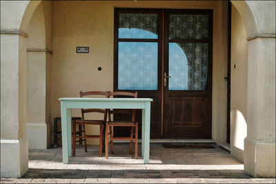 Interior of house