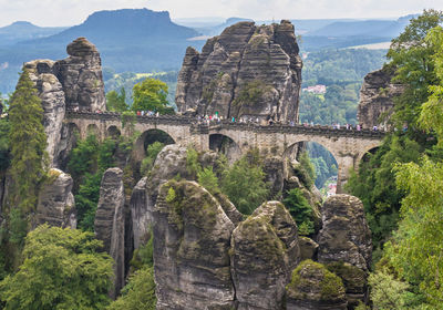 View of old ruins