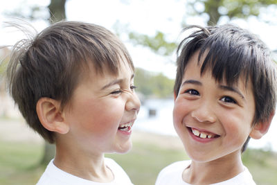 Portrait of two brothers