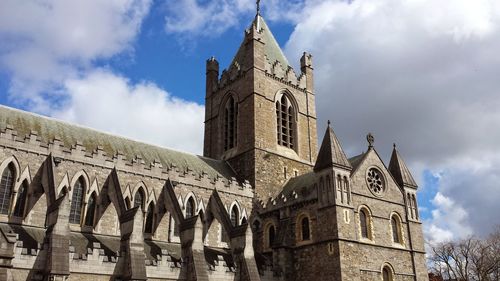 Low angle view of cathedral against sky