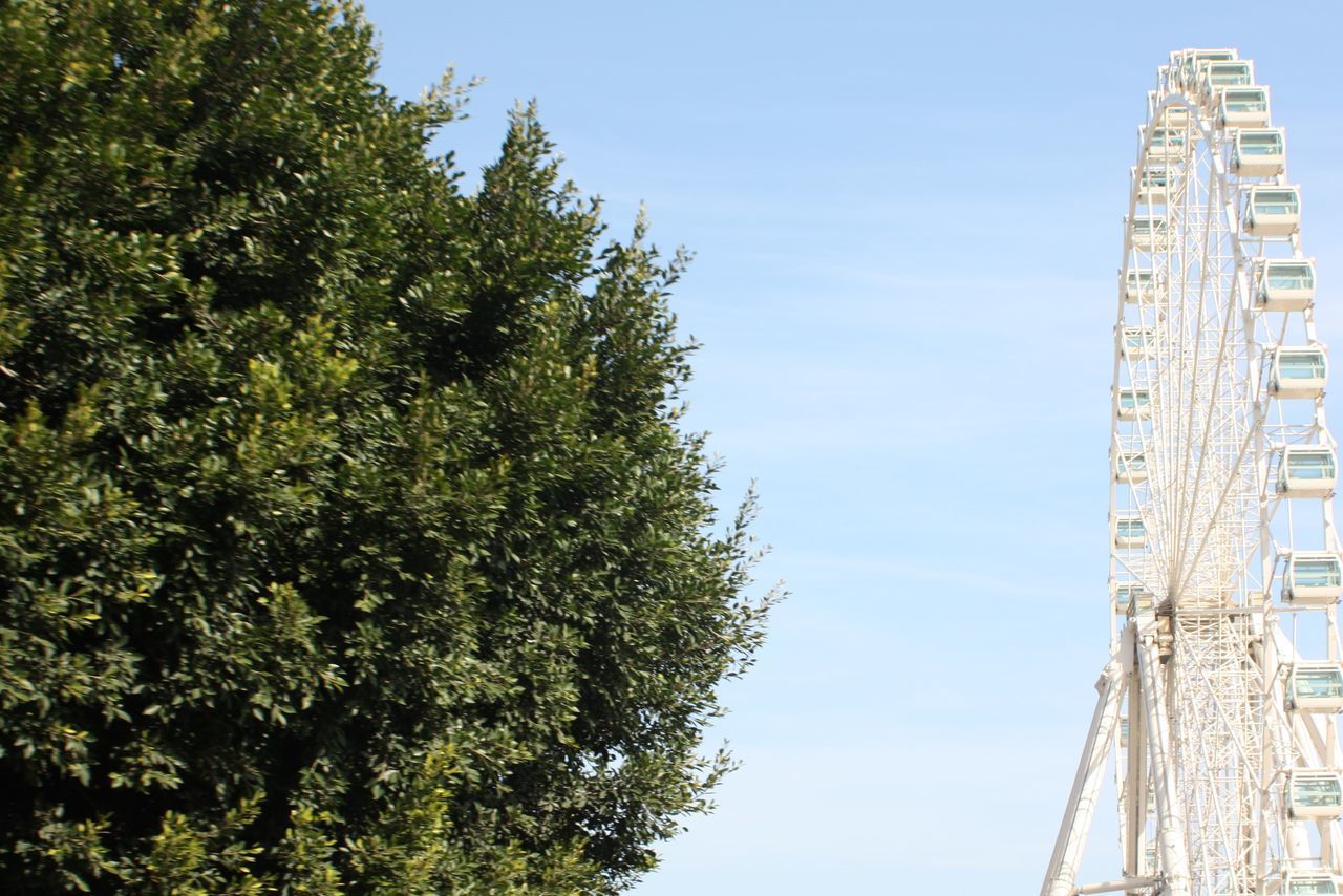 LOW ANGLE VIEW OF FERRIS WHEEL