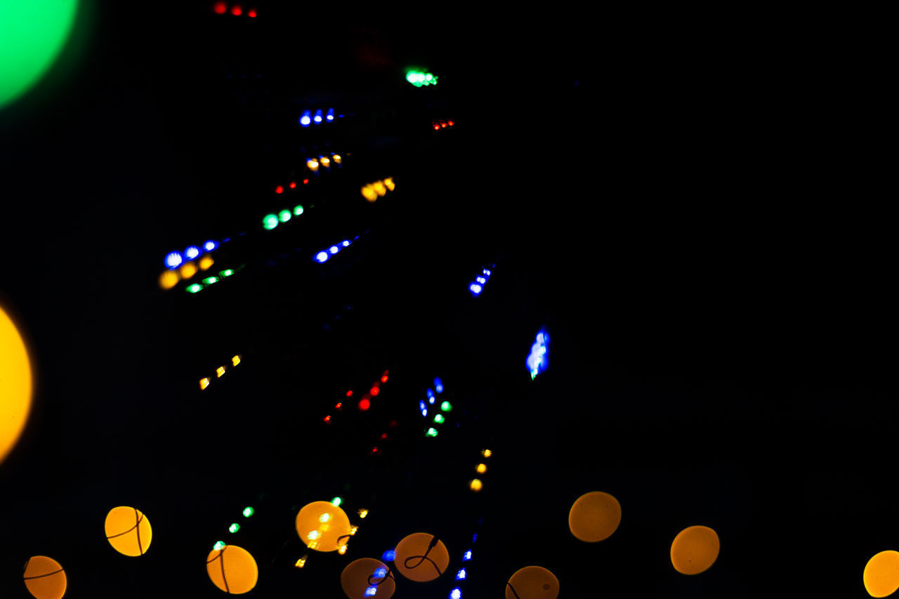 DEFOCUSED IMAGE OF LIGHTS