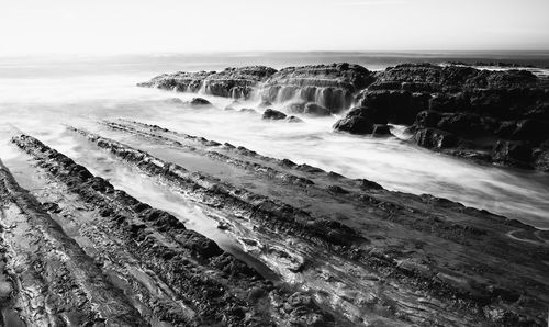 The rocks and sea