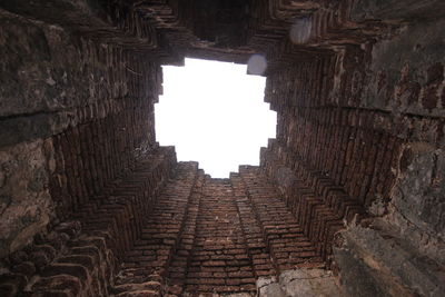 Low angle view of historical building