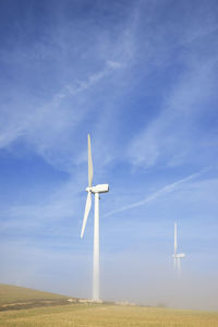 Wind turbines for sustainable energy production in spain.