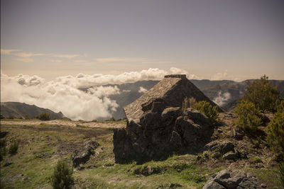 Scenic view of landscape against sky