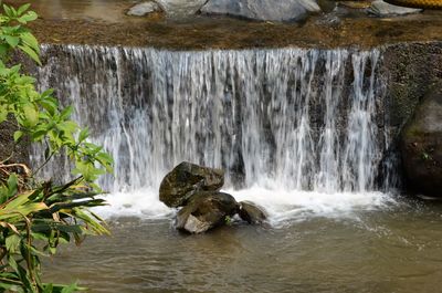 Waterfall on the rocks