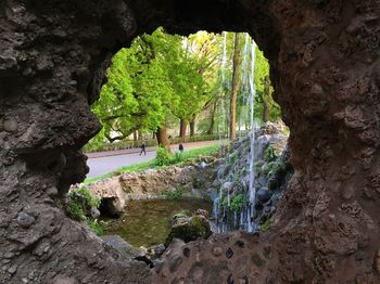 Scenic view of cave