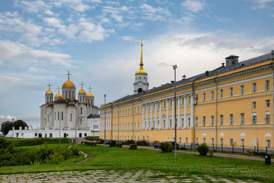 View of historic building against sky