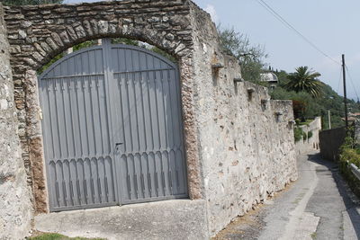 Entrance of old building