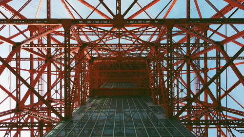 Low angle view of built structure against sky