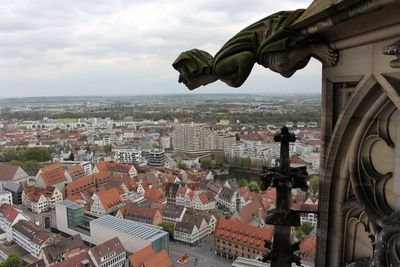 Statue in city