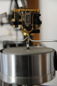 Close-up of machine part