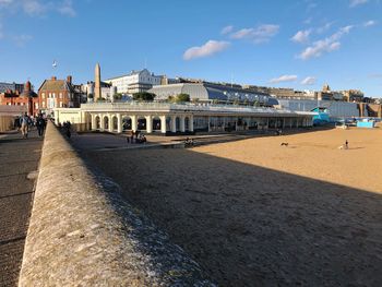 Buildings at waterfront