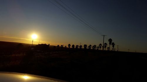 View of sky at sunset