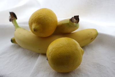 Close-up of fruits on table