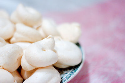 Close-up of bread in plate