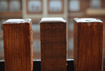 Close-up of dessert on table