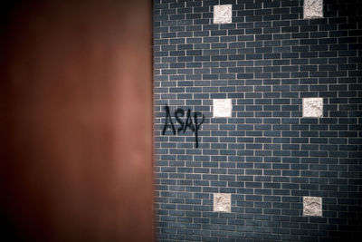 Close-up of brick wall