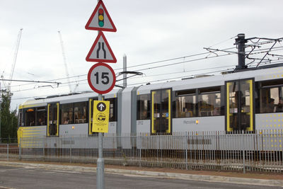 Railroad station platform