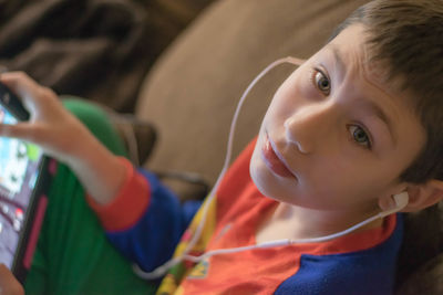 Portrait of cute boy