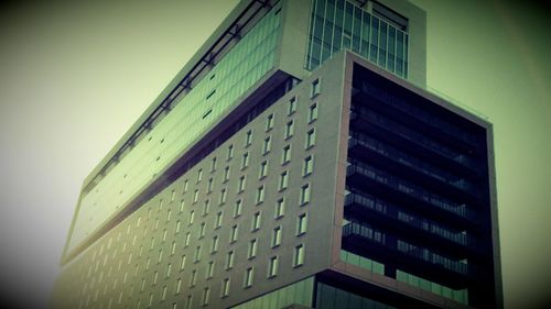 Low angle view of building against sky