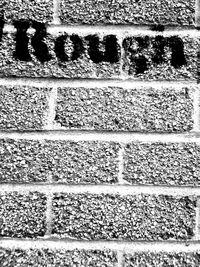 Full frame shot of brick wall
