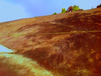 Low angle view of a mountain