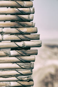 Stack of stones on beach