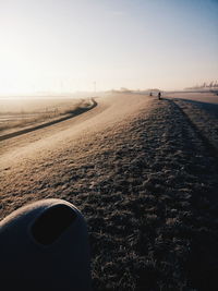 Road passing through landscape