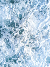 Full frame shot of water in swimming pool