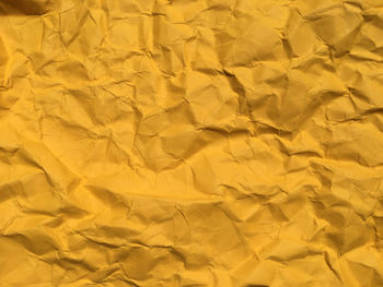 Full frame shot of yellow paper