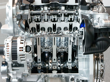 Close-up of machine part