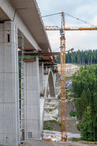 View of construction site