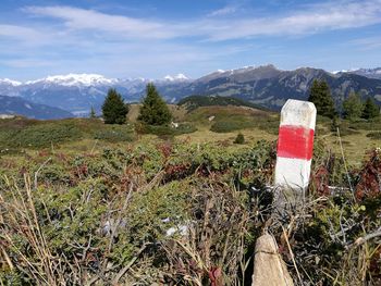 Panoramic view of landscape against sky