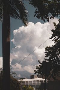 Low angle view of buildings against sky