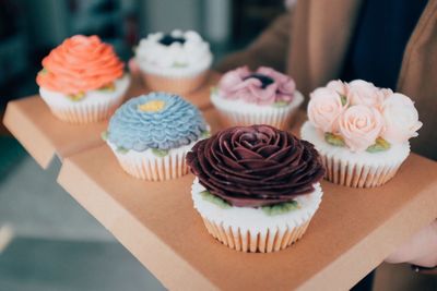 Close-up of cake on table