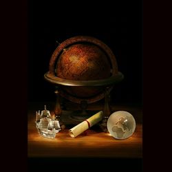 Close-up of candle in dark room