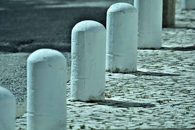 Close-up of wooden fence