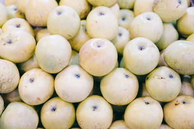 Full frame shot of fruits in market